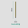 Loose leaf notebook refill pack with 64 sheets of Zodiac Forest Paper and metal-core pen refills for 6-hole binders.