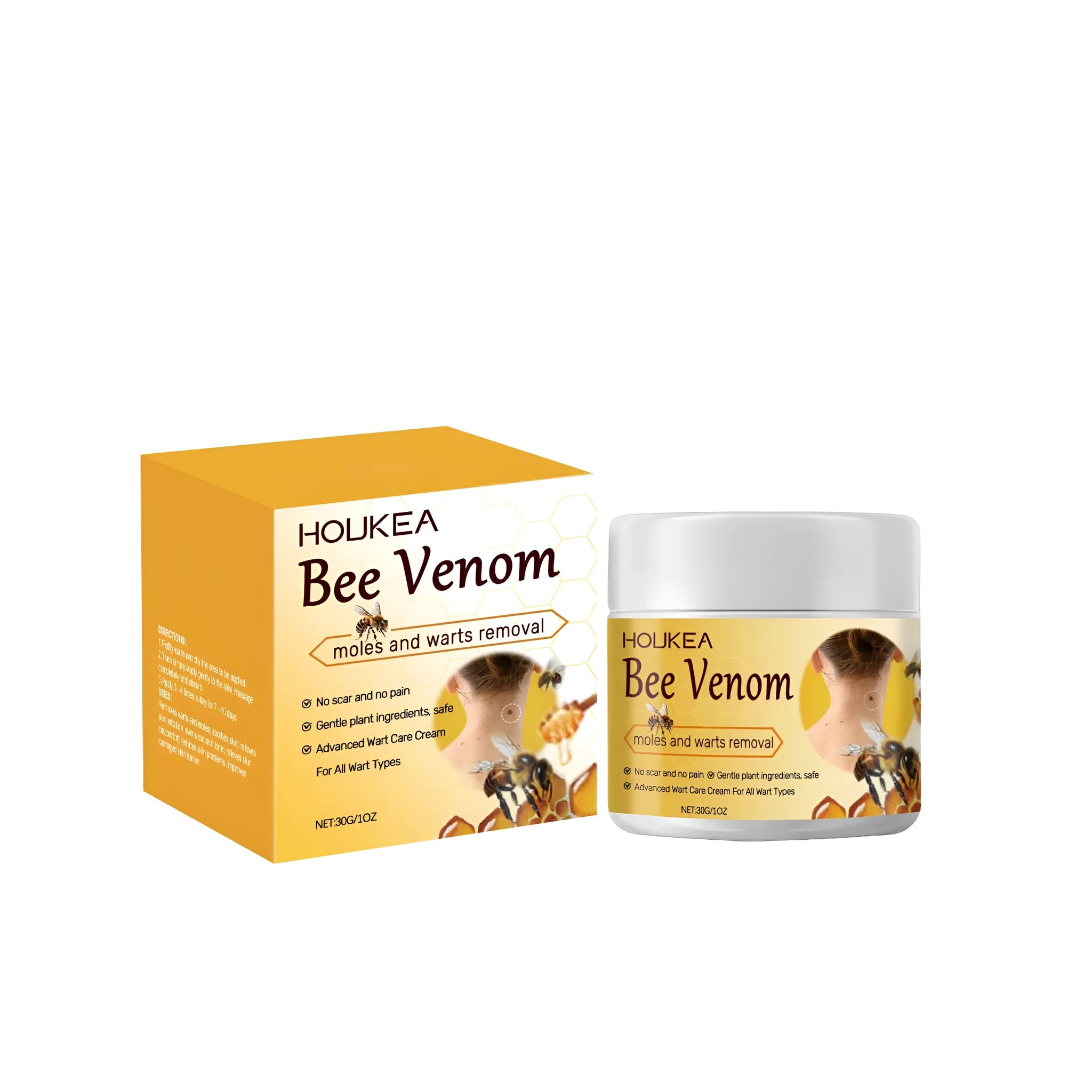 30g jar of bee venom and mint leaf skin repair cream for cyclic nourishment