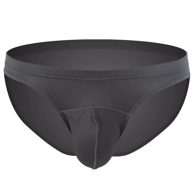 Men's transparent loose nylon underwear in colours white, blue, black, grey, sky blue