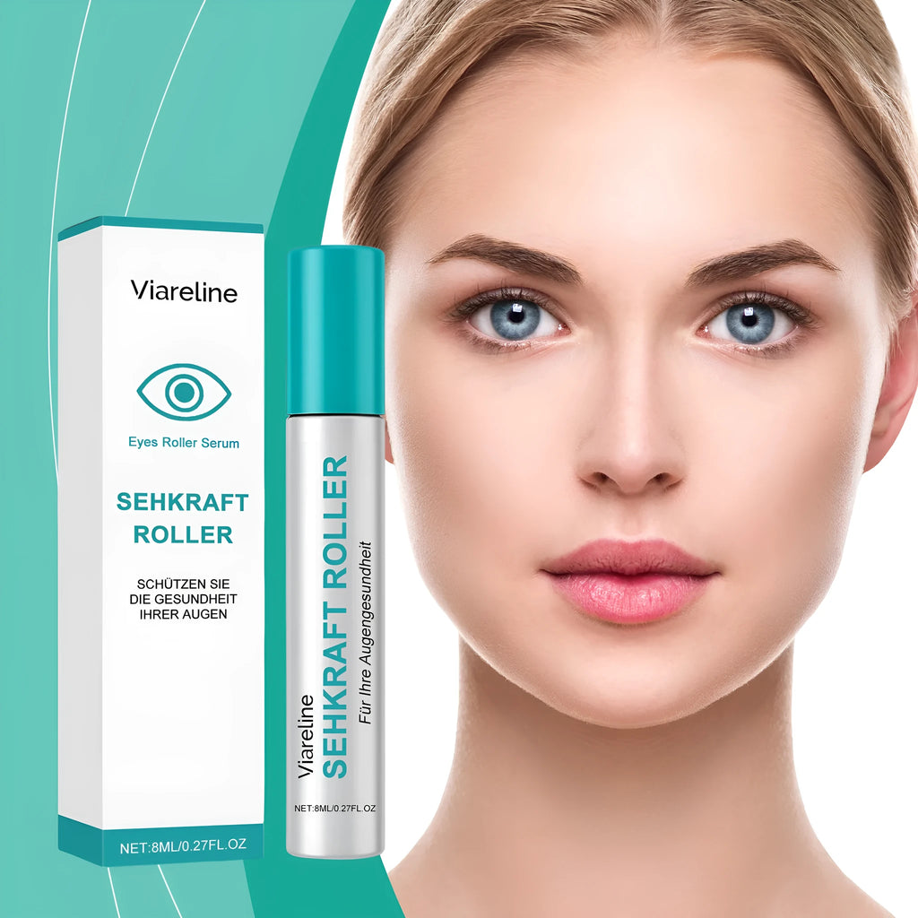 8ml cooling eye massage rollerball for under-eye area with menthol and sodium hyaluronate gel