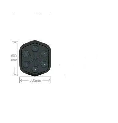 Black smart music boxing machine with Bluetooth connection and 200kg strike capacity