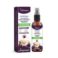 100ml bottle of pet pest spray with fipronil and plant extracts, measuring 3.7cm by 14.5cm.
