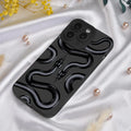 Soft shell protective cover for Apple iPhone in black, shockproof and anti-fingerprint design