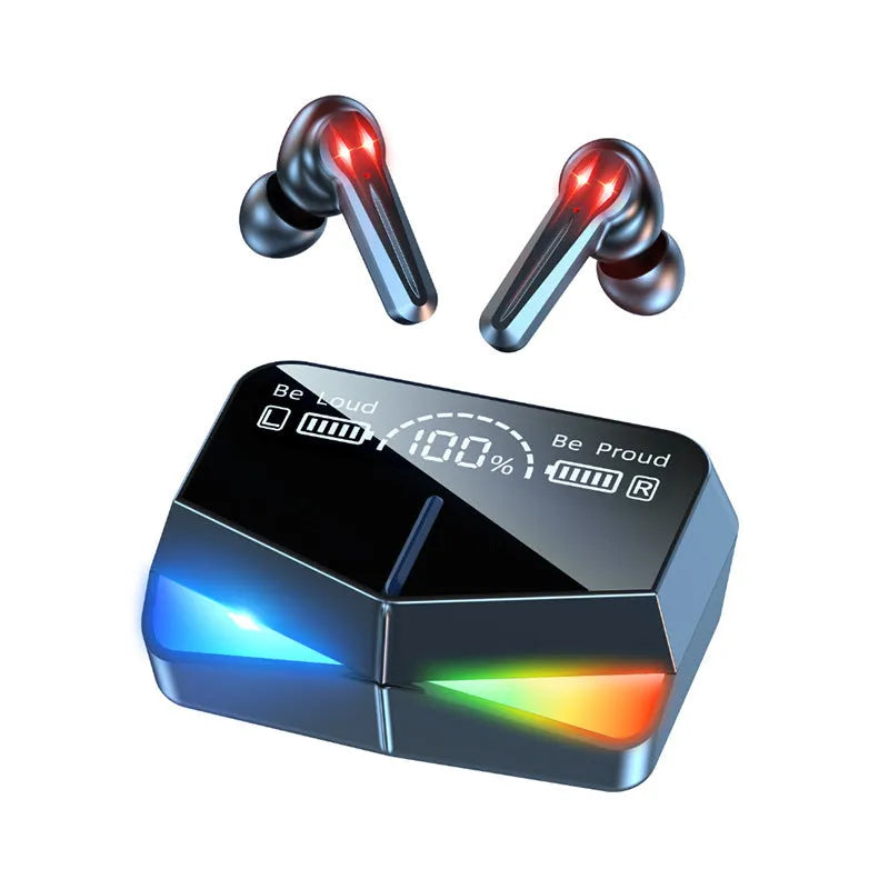 Low-latency gaming Bluetooth headset with earplug design and Bluetooth 5.2 connectivity