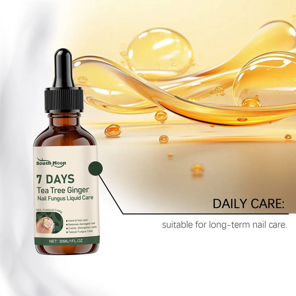 30ml bottle of nail care solution with mild brightening formula for daily nail treatment