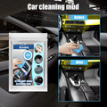 20g pack of beige car cleaning mud gel sheet for removing dust from interior gaps.