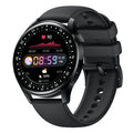 Smart health watch with 1.32 inch display showing fitness metrics on screen