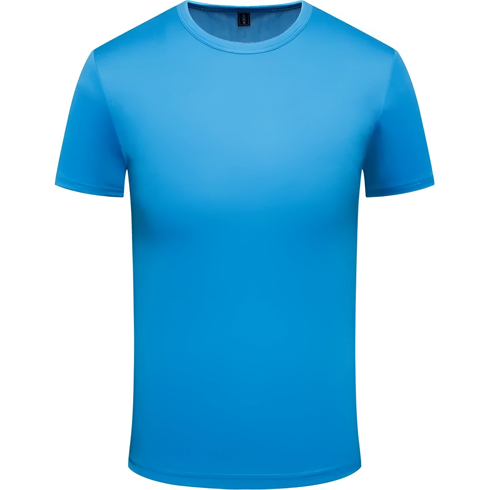 Summer quick-dry T-shirt for outdoor work and sports in nylon-polyester fabric, regular fit pullover