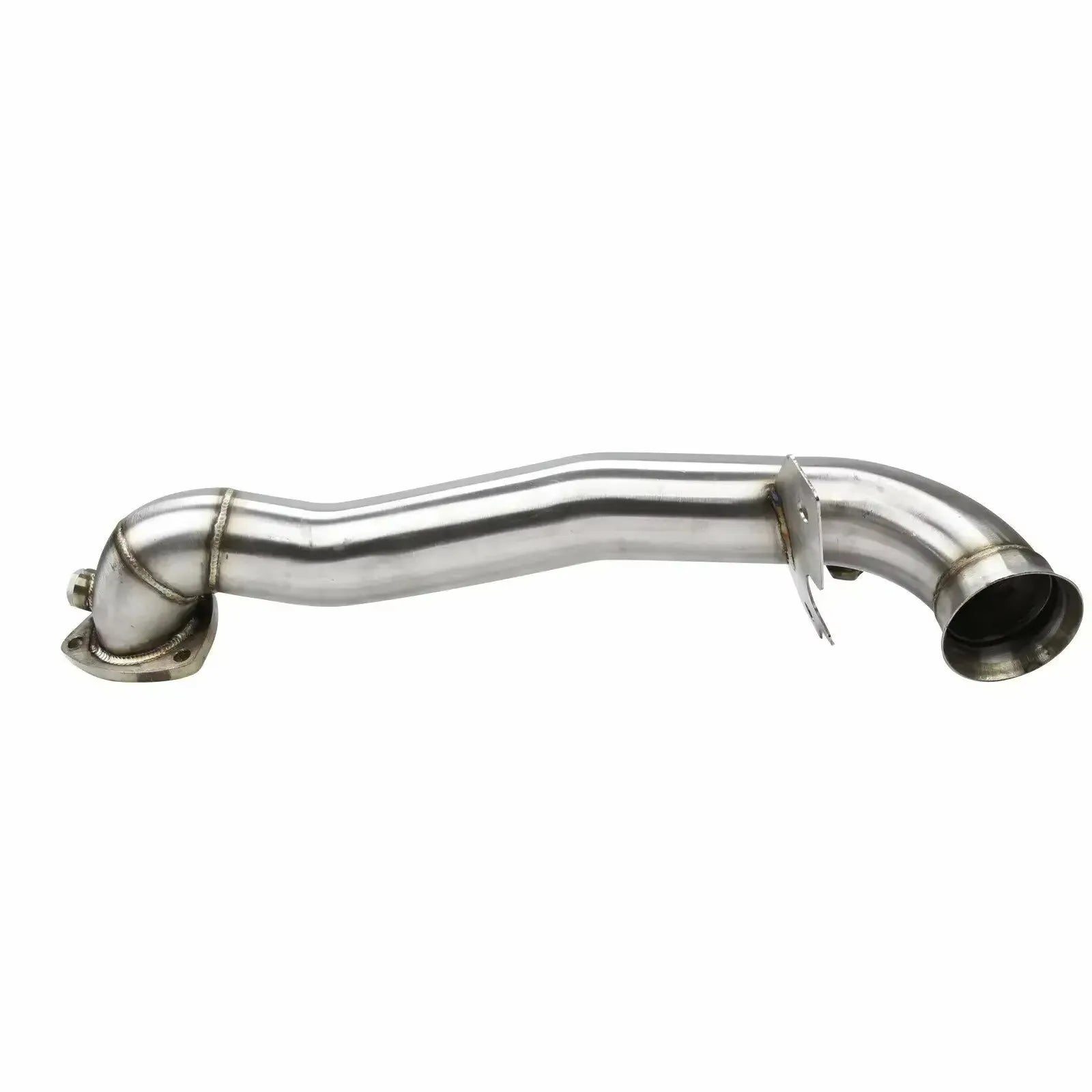 Silver stainless steel exhaust pipe for Mini Cooper R55-R61 1.6 Turbo 2007-2016
