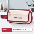Large capacity Oxford cloth stationery bag in Korean style with school supplies inside