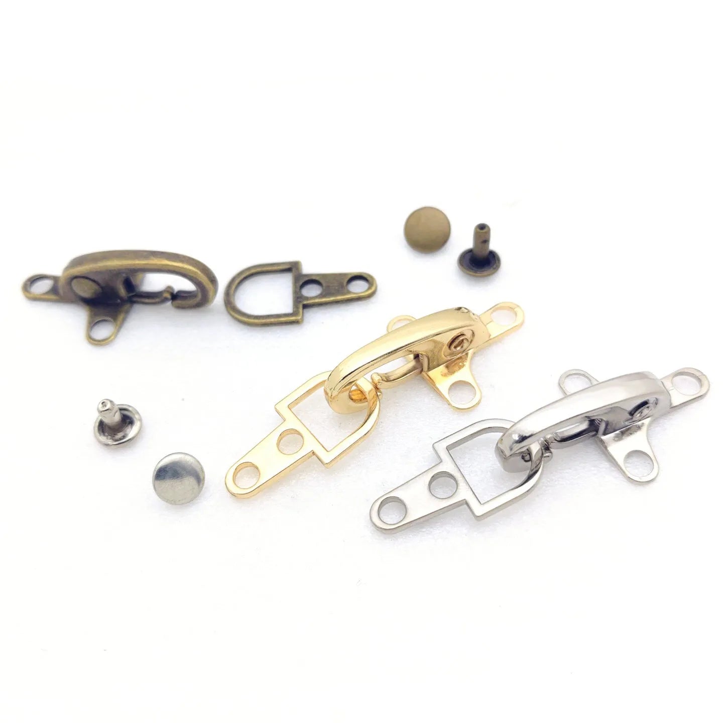 Alloy metal aircraft buckle decoration in bronze gold gun or silver finish