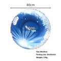 PVC winter skiing ring toy in snow mountain design for children's outdoor snow play