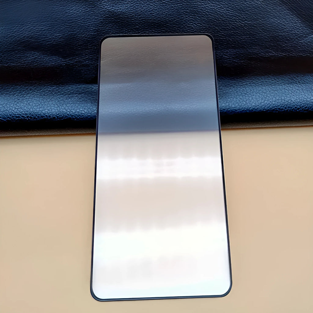 Tempered glass screen protector for Samsung A51 and A51 5G with anti-fingerprint coating, black printing style