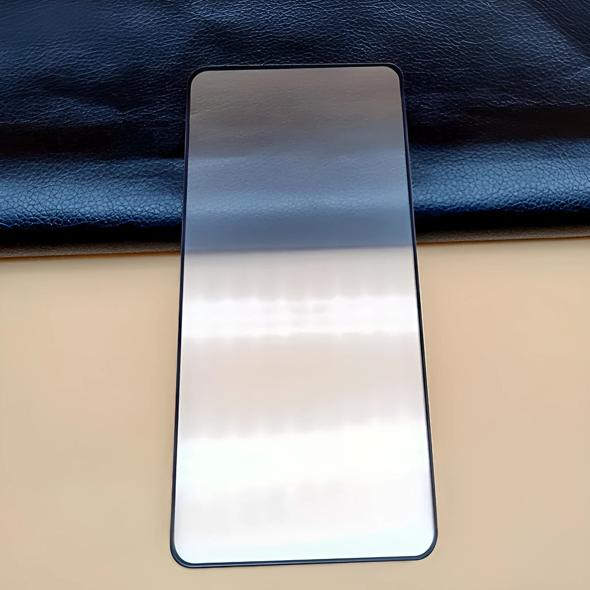 Tempered glass screen protector for Samsung A51 and A51 5G with anti-fingerprint coating, black printing style