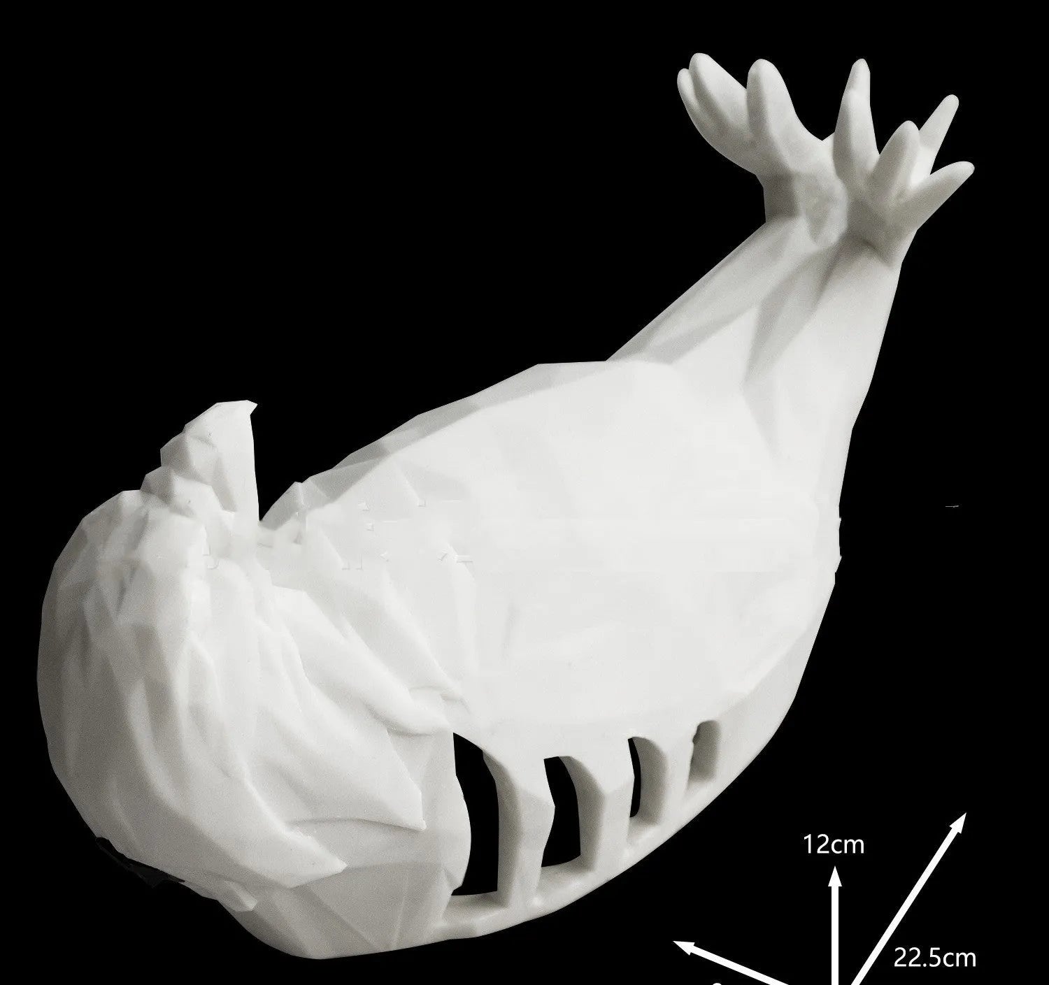 3D printed eagle animal wall lamp projecting decorative silhouette shadows