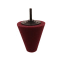 Car wheel cone polishing sponge wheel 80mm x 80mm 6mm bore blue orange red yellow