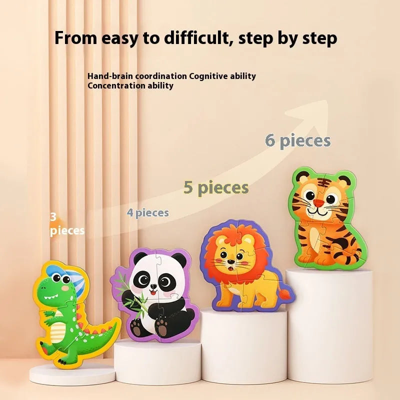 Children's big puzzle entry-level animal educational toy paper jigsaw 24 pieces Animal Park