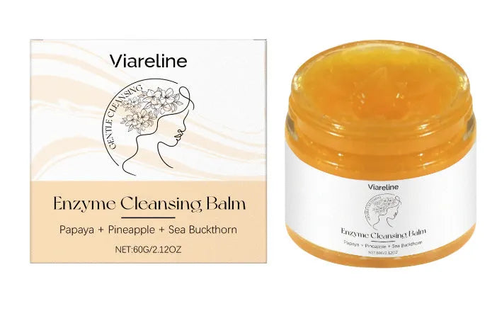 Jar of deep cleansing makeup remover cream with papaya and pineapple extract, 60G capacity.