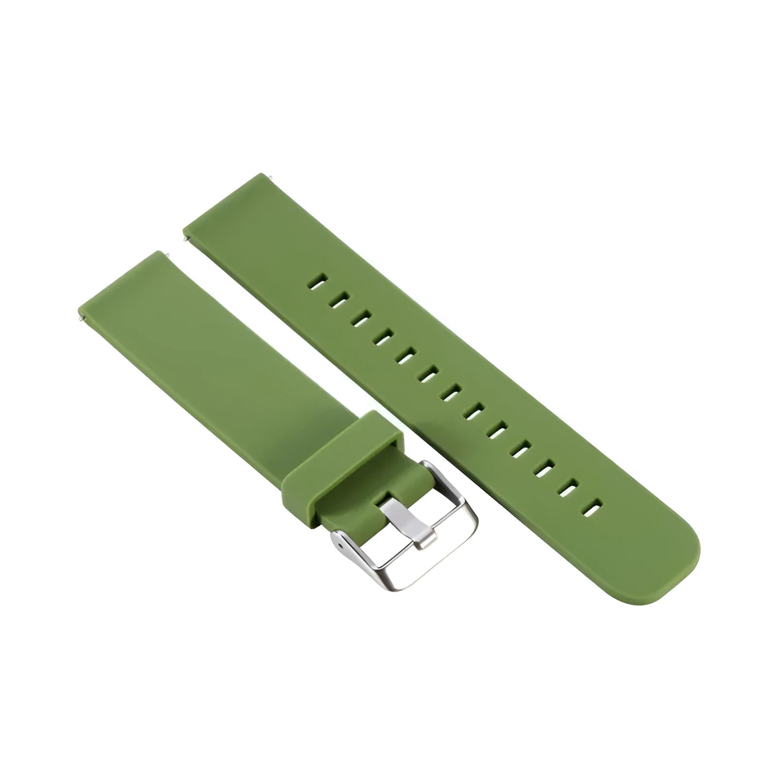 Solid colour silicone watch strap for Jiaming Forerunner 245 with straight buckle