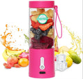 Portable hand blender with 530ml cup in black, white, blue, or rose red colour options