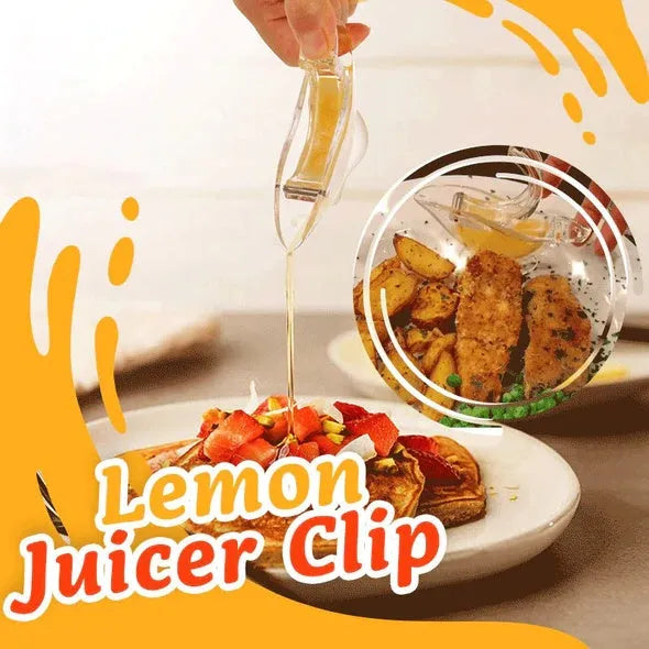 Transparent acrylic bird-shaped manual lemon juicer for fresh citrus extraction