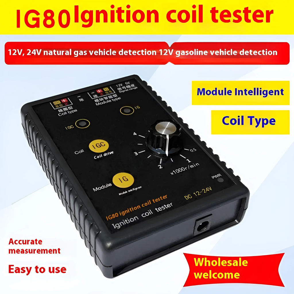 IG80 automobile ignition coil detector for petrol and natural gas vehicle diagnostics