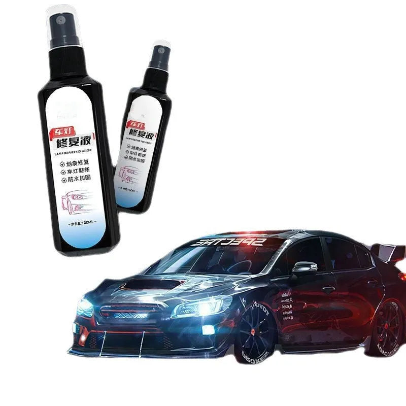 100ml bottle of car headlight renovation and polishing liquid for plastic lenses