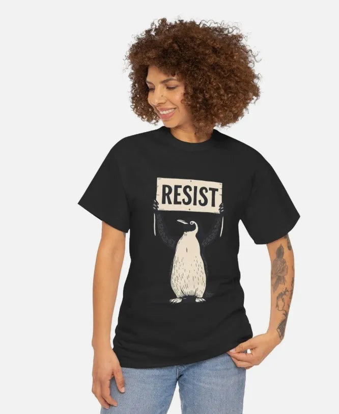 Unisex cotton summer T-shirt in black, green, or white with short sleeves and a round neck.