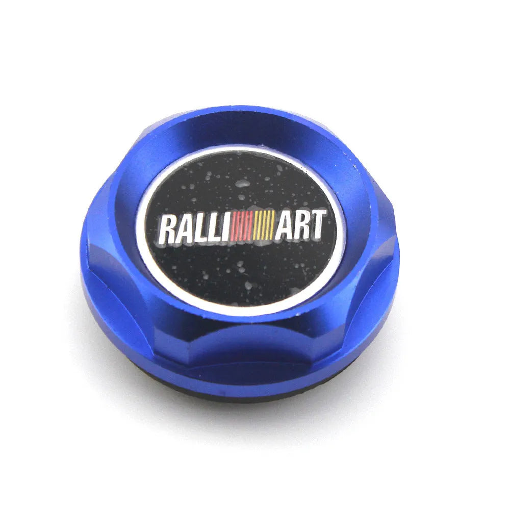 Aluminium alloy oil filter cap for Mitsubishi vehicles in multiple colour options