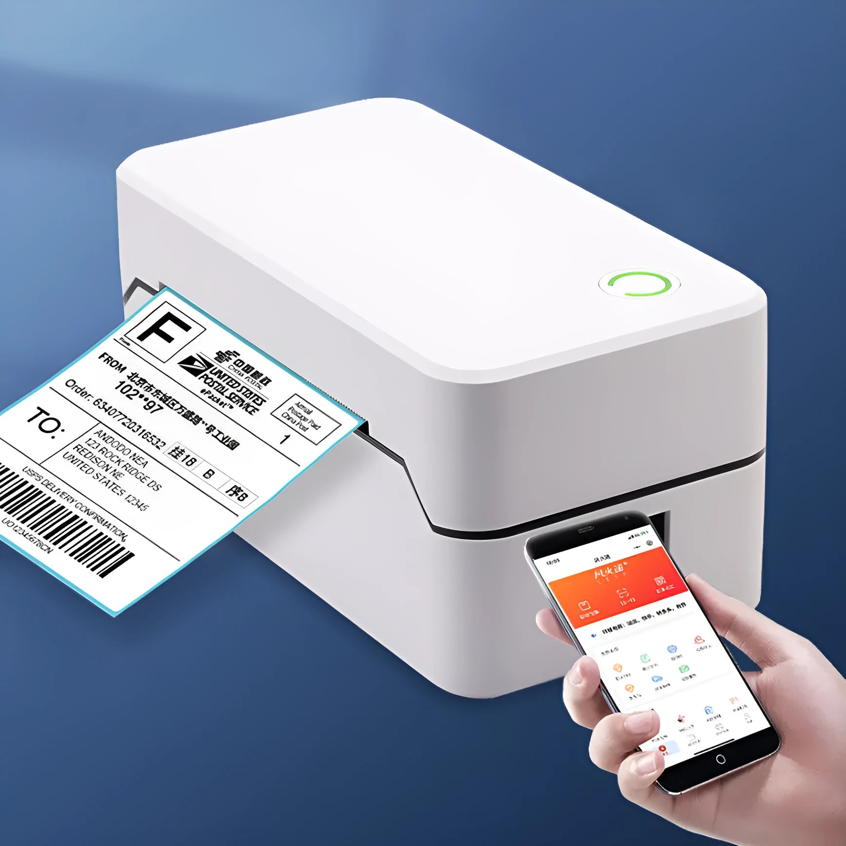 Thermal Express Single Electronic Surface Printer with compact design showing front panel and connectivity ports