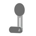 Silver aluminium alloy desktop phone stand, model ZM306, wireless charging magnetic bracket for general phones