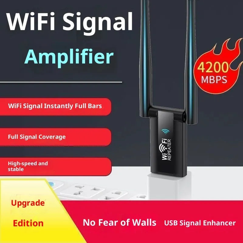 WiFi signal amplifier enhanced wireless extender with three version options for home range extension