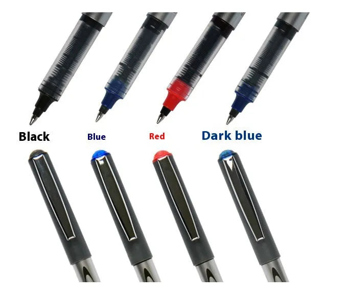 Simple Series 0.5mm water-based quick-drying signature pen with plastic body in 12-piece pack
