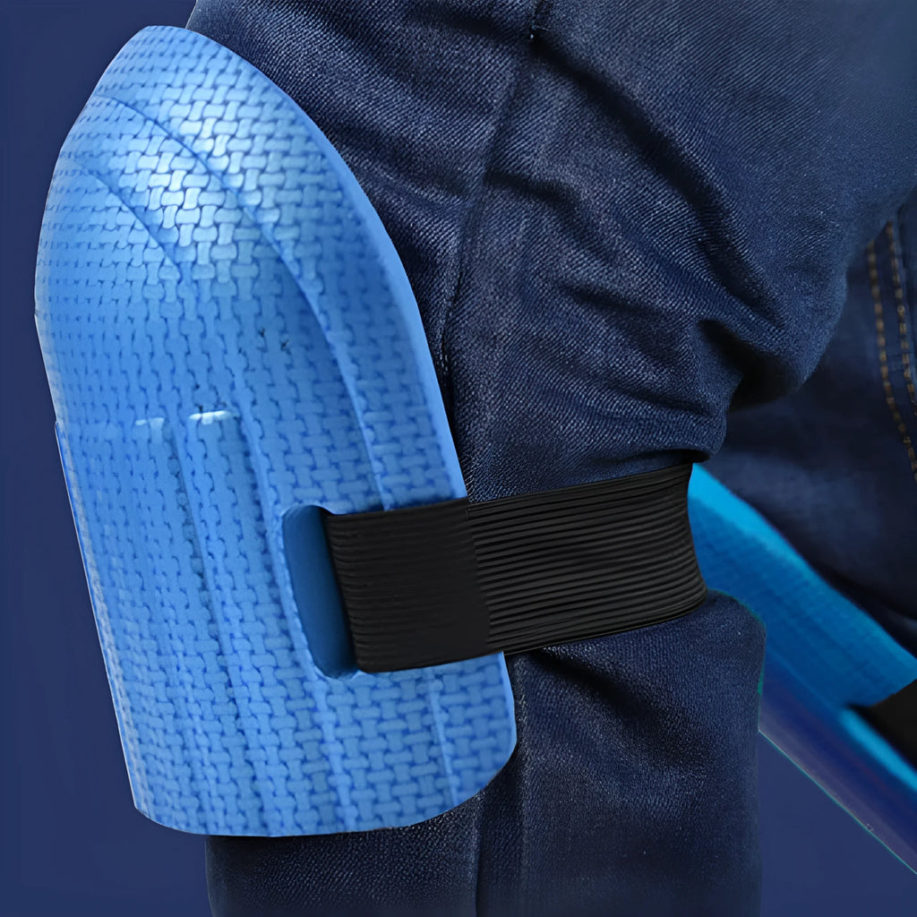 Pair of EVA foam kneepads in assorted colours for knee protection during work