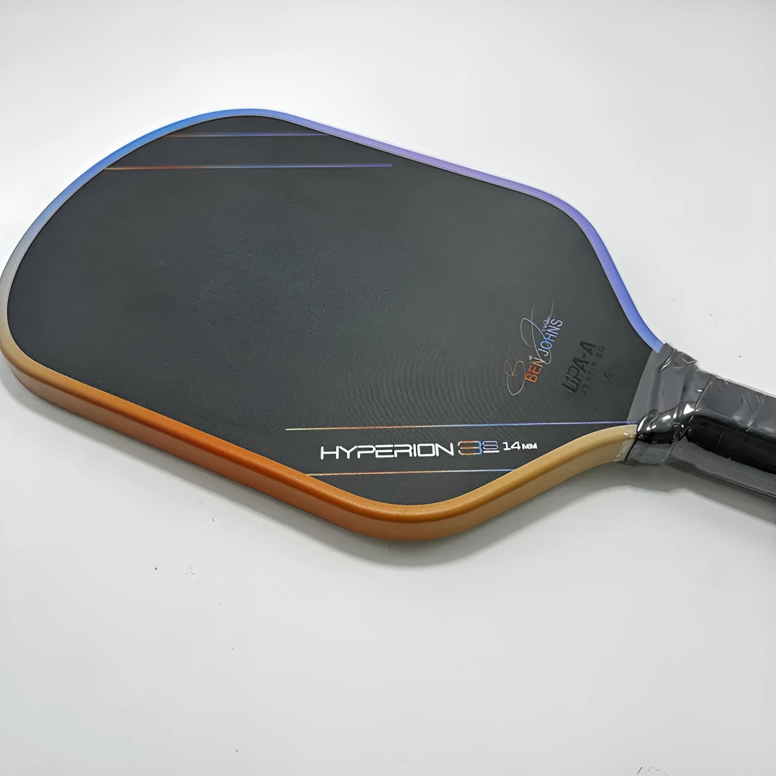 Aurora Multicolor Hyperion 3s carbon fibre pickleball paddle with colour Teflon cloth matte finish
