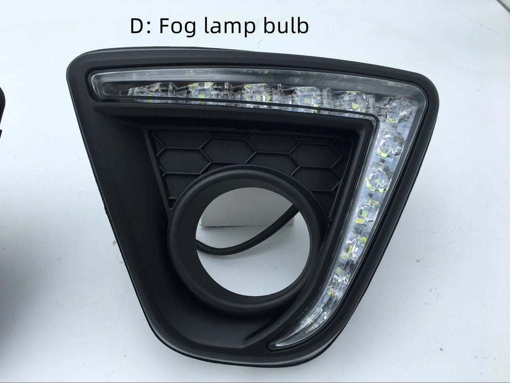 Mazda CX-5 LED daytime running light replacement lamp set with electroplated housing.