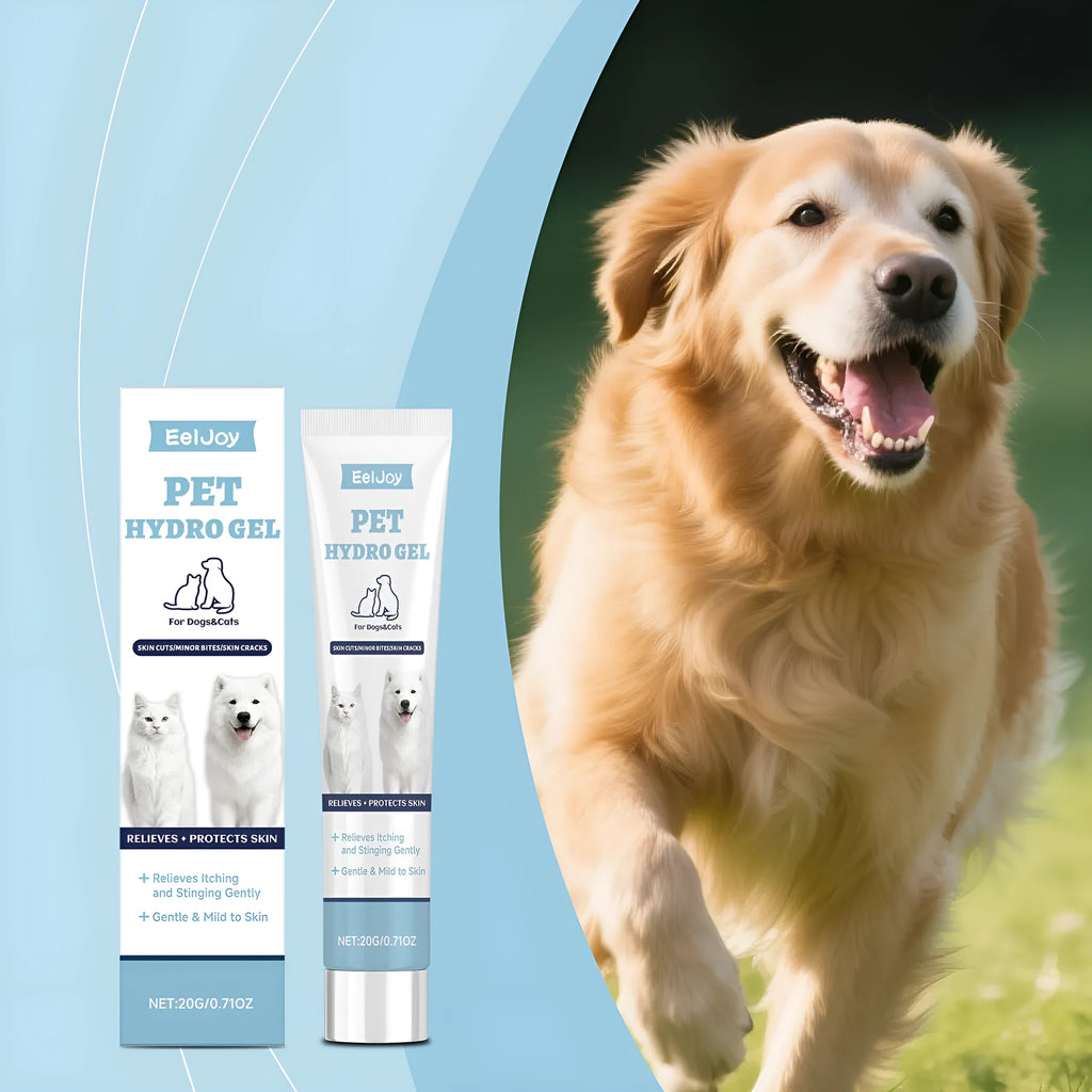 20g pet hydro gel tube for soothing skin and paw care on dogs and cats