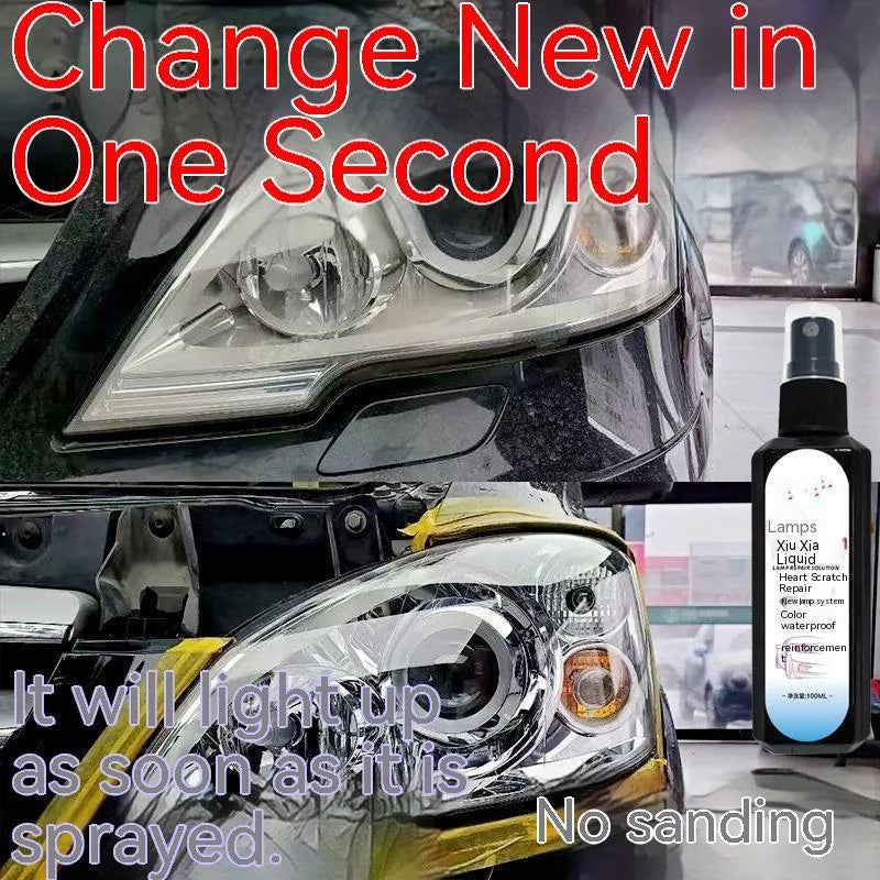 100ml bottle of car headlight renovation and polishing liquid for plastic lenses