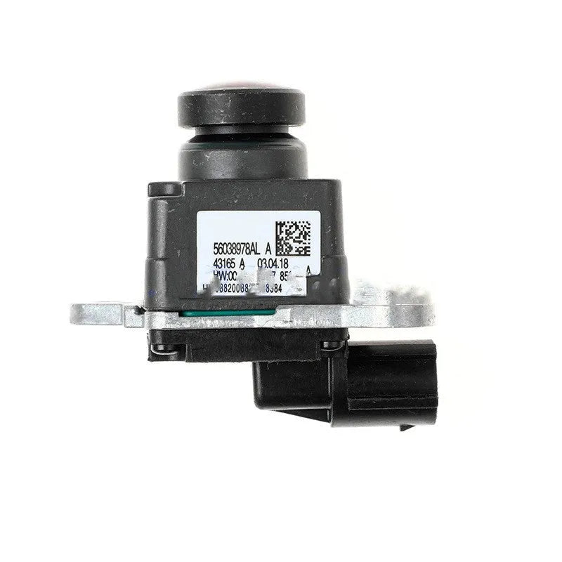 Black plastic rear view reversing camera for Dodge trucks with rotating adjustment