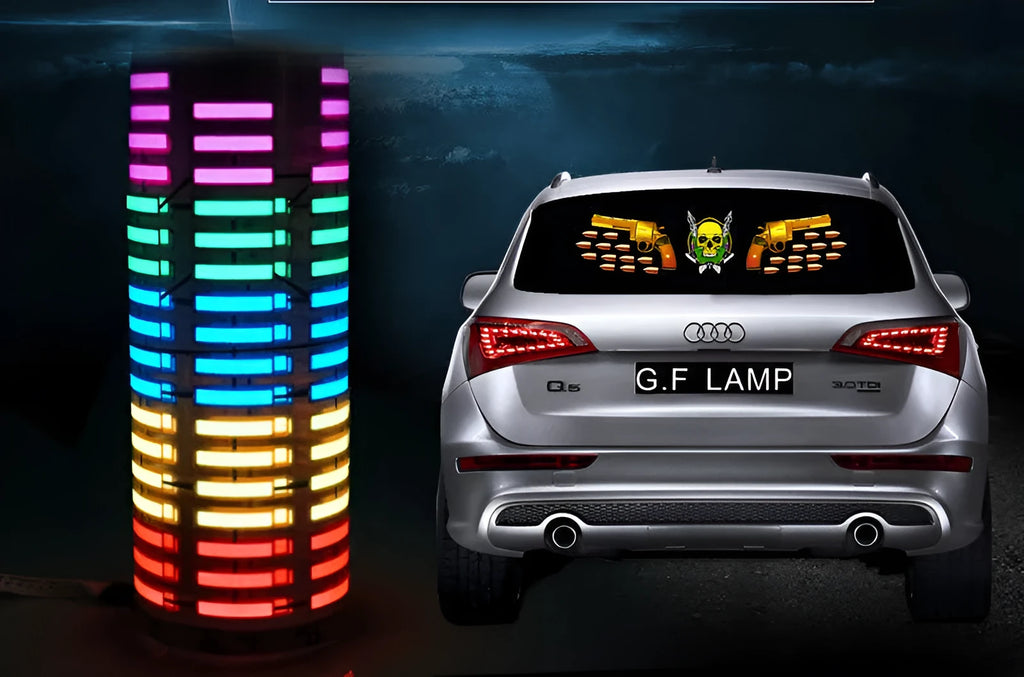 LED cold light sensor rear glass atmosphere light in multiple sizes for event decoration