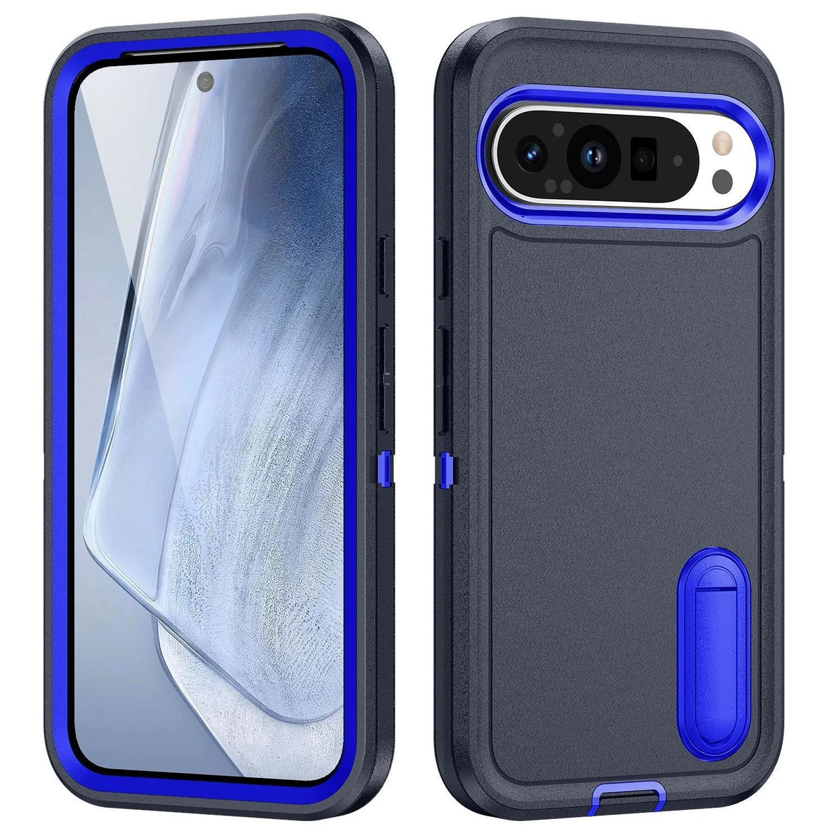 Wei Sanfang phone case with bracket for Google Pixel 9 and Pixel 9 Pro, PC TPU, multiple colours
