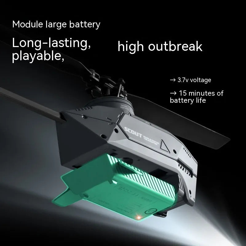 Silver remote control drone with 8K dual camera, optical flow stability, follow mode and stunt flight, under 30cm