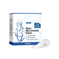 Four nano microneedle body patches with cinnamon, ginger, and mugwort root for transdermal application