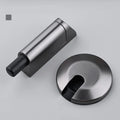 Modern zinc alloy invisible door stopper in six finish options