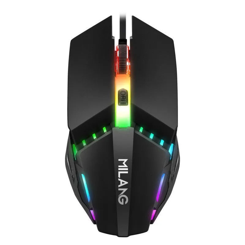 Single-handed mechanical keyboard and mouse combination with 1.5m USB cable