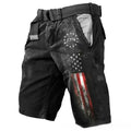 Men's loose fit shorts with 3D digital printing in polyester cotton fabric, multiple colour options available