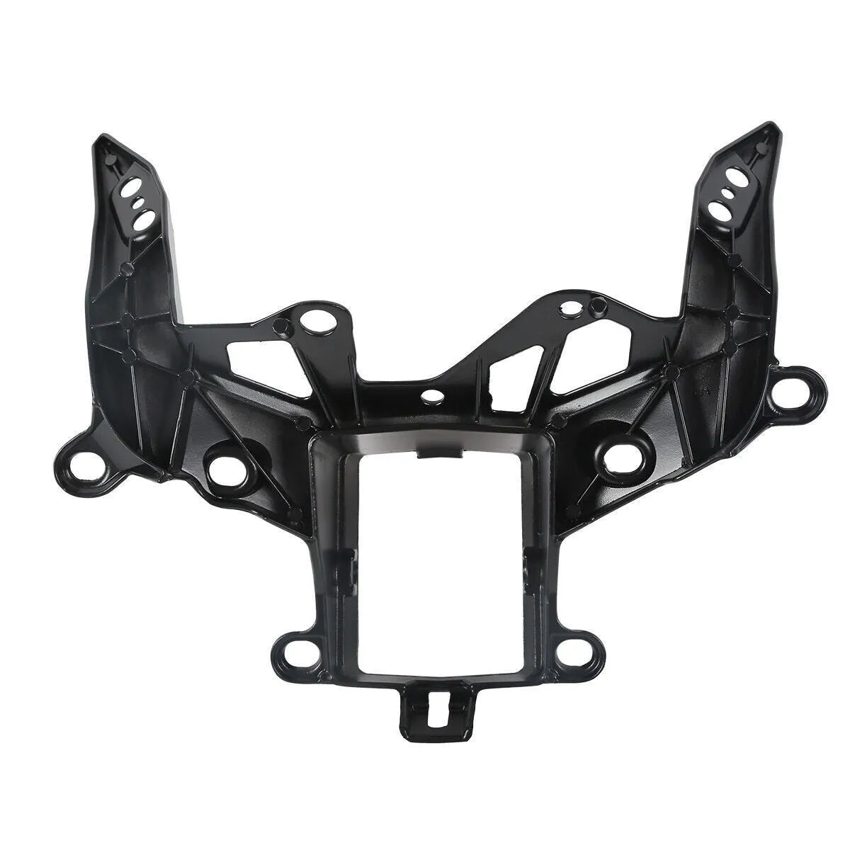 BMW S1000RR motorcycle headlight bracket in black aluminium alloy for 2009-2018 models