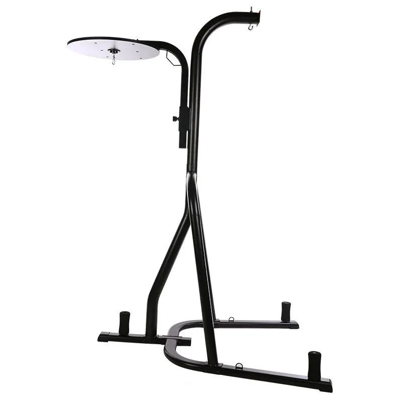 Black steel hanging sandbag rack for home boxing and Sanda training, average size
