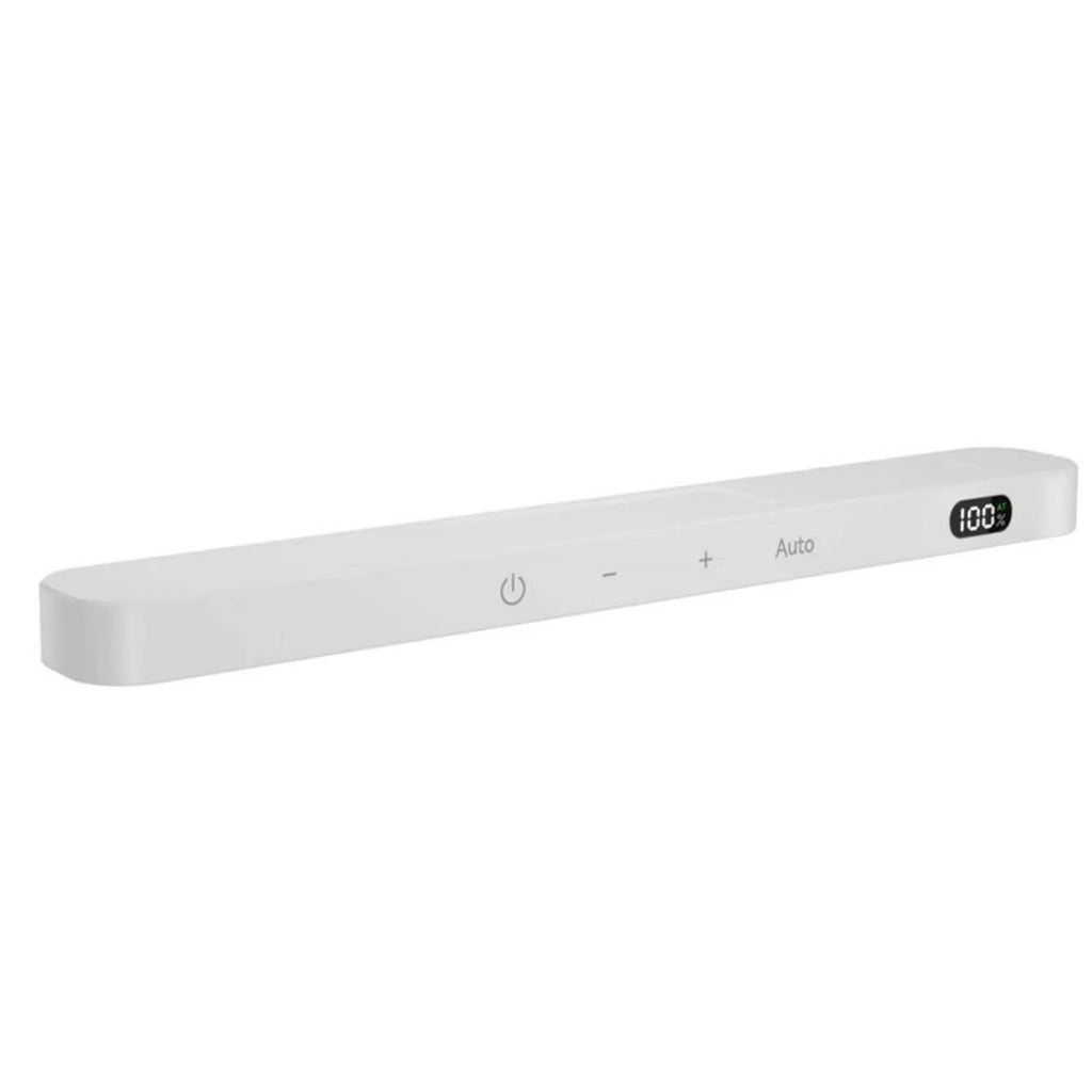 White battery-powered motion sensor cabinet light with adjustable length 1m to 5m