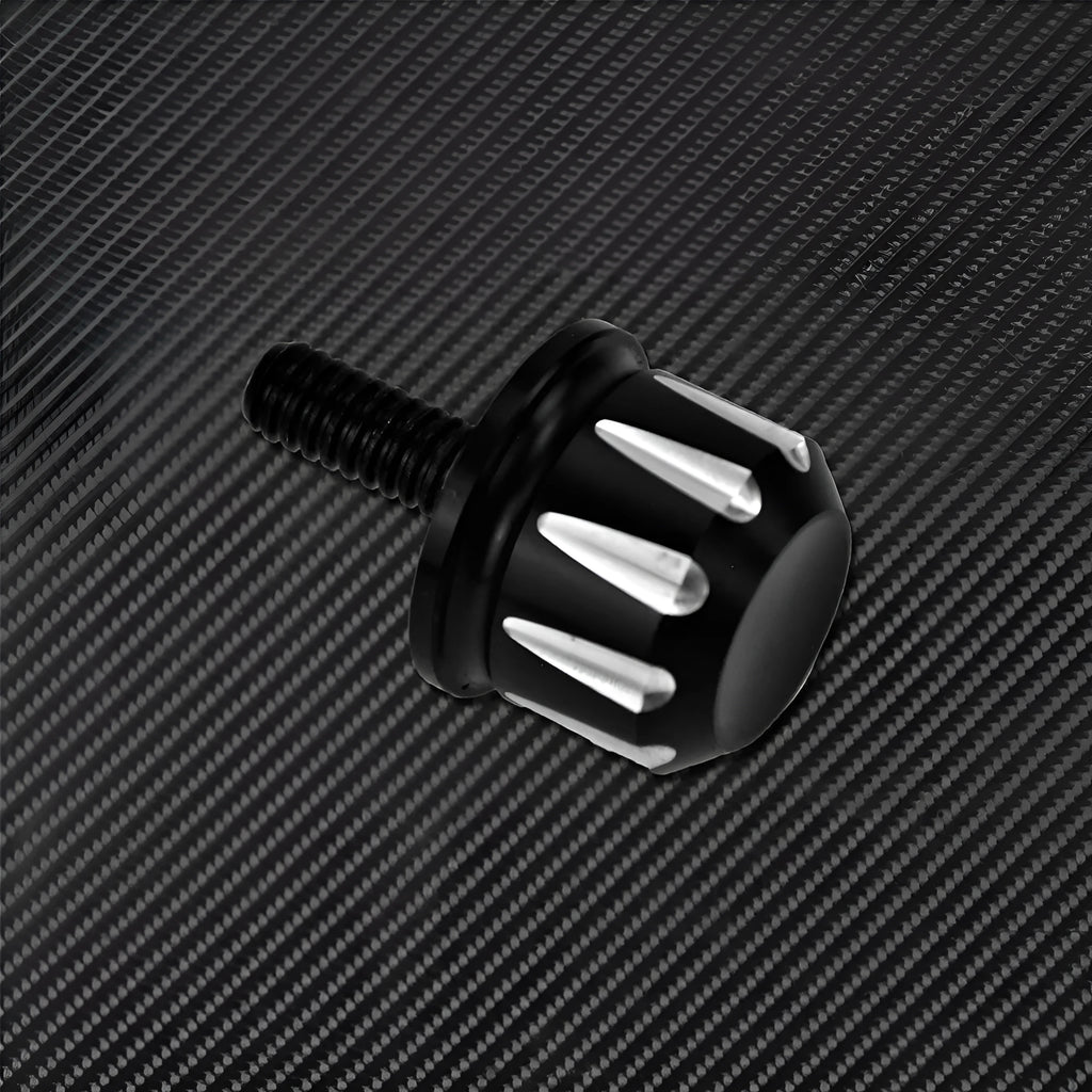 Aluminium alloy black 6mm screw cap cover seat cushion seat pack nut for chair fixing